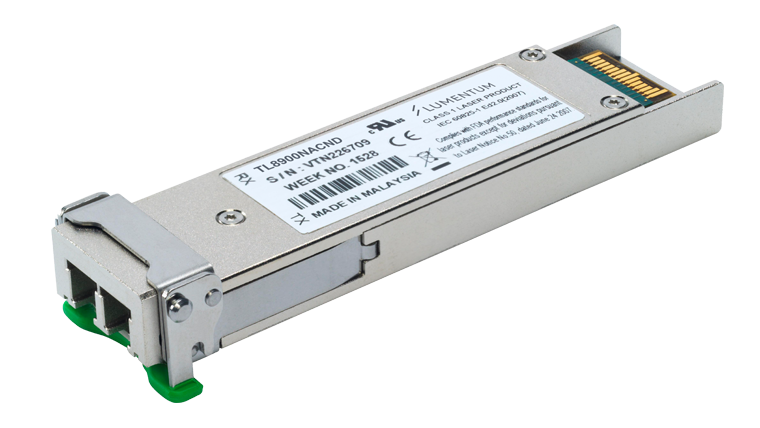 Tunable Multiprotocol XFP Optical Transceiver, LambdaFLEX Negative Chirp