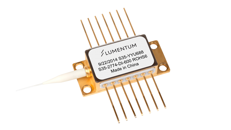 600 mW Fiber Bragg Grating Stabilized 14xx nm Pump Modules with Ultra-Low Power Consumption 600 mW Fiber Bragg Grating Stabilized 14xx nm Pump Modules with Ultra-Low Power Consumption